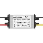 1 pc dc 12v 24v a 9v convertisseur abaisseur rgulateur 5a 45w adaptateur secteur rducteur pour voiture ...