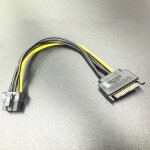 1 pc sata câble d'alimentation pour carte graphique bricolage carte graphique cordon d'alimentation carte ... 1 pc sata câble d'alimentation pour carte graphique bricolage carte graphique cordon d'alimentation carte ...