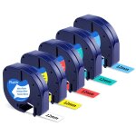 1 pièce 91201 12267 pour dymo letratag 91200 91202 12mm lt bandes d'étiquettes compatibles pour dymo ... 1 pièce 91201 12267 pour dymo letratag 91200 91202 12mm lt bandes d'étiquettes compatibles pour dymo ...