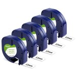 1 pièce 91201 12267 pour dymo letratag 91200 91202 12mm lt bandes d'étiquettes compatibles pour dymo ... 1 pièce 91201 12267 pour dymo letratag 91200 91202 12mm lt bandes d'étiquettes compatibles pour dymo ...