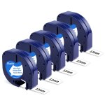 1 pièce 91201 12267 pour dymo letratag 91200 91202 12mm lt bandes d'étiquettes compatibles pour dymo ... 1 pièce 91201 12267 pour dymo letratag 91200 91202 12mm lt bandes d'étiquettes compatibles pour dymo ...