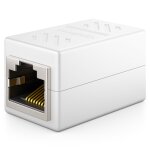 1 pice rj45 coupleur (1000 mbit) gigabit cble lan rallonge cble rseau ethernet adaptateur connecteur ...