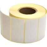 1 rouleau d'tiquettes thermiques blanches 60x30 mm 40mm 1000 pices par rouleau tiquettes adhsives ...