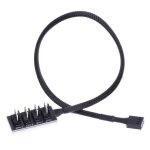 1 to 4 1  5 4 broches pour molex tx4 pwm refroidisseur de processeur ordinateur pc chasis refroidissement ...