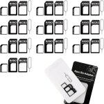 10 ensembles sim et micro sim cartes kit adaptateur pour smartphone, adaptateur carte sim, adaptateur ...