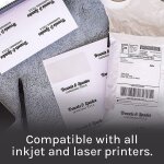 10 �tiquettes (1 000 feuilles) pour mod�les word, compatibles avec les imprimantes laser et jet d'encre, ...