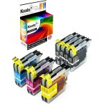 10 - pack compatible cartouche d'encre pour brother lc985 lc980 lc1100 pour brother dcp - 145c dcp - ...