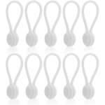 10 pices attache cble magntiques organisateur de clips de cble en silicone attaches de cble s gestionnair ...