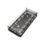 10 ports rvb ventilateur hub pc ordinateur de bureau 5v 3pin argb extension splitter portable power adapter ...