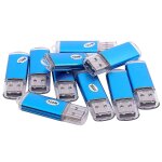 10 x m�moire usb 2. 0 cl� usb 128mb cadeau bleu