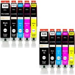 10 xl cartouches compatible avec canon pgi 520 cli 521 pour pixma ip3600 ip4600 ip4700 mp540 mp550 mp560 ... 10 xl cartouches compatible avec canon pgi 520 cli 521 pour pixma ip3600 ip4600 ip4700 mp540 mp550 mp560 ...