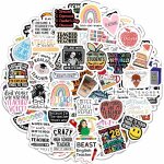 100 autocollants amusants pour enseignants pour bouteilles d'eau, ordinateurs portables et planificateurs ...