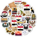100 autocollants egypte pour bouteilles d'eau et ordinateurs portables - d�corations et cadeaux sur le ...