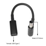 100w usb c pd  dc chargeur universel d'ordinateur portable convertisseur type c adaptateur de charge ...
