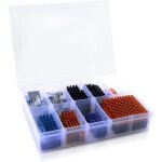 102 pièces (12 tailles différentes) kit de dissipateur thermique avec ruban adhésif conducteur, refroidisseur ... 102 pièces (12 tailles différentes) kit de dissipateur thermique avec ruban adhésif conducteur, refroidisseur ...