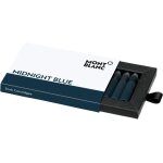 105195 cartouches d'encre - midnight blue - encre pour stylo plume - bleu noir - 8 cartouches