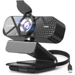 1080p full hd webcam avec couverture de confidentialit, objectif grand angle, correction de la lumire ...
