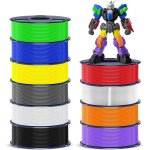10kg petg filament 1, 75 mm, pack de filament pour imprimante 3d, haute rsistance aux chocs, 1kg par ...