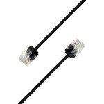 10m cble ethernet cat 6a ultra slim 10gbps 32awg utp od2, 8mm 500mhz, 10gb thin rj45 cat 6a patch cord ...