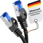 10m ¿ cble ethernet, cble rseau, rj45 / lan, disponible en 0, 25 - 30m (10gbps, vitesse de fibre ...