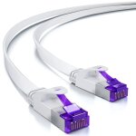 10m câble réseau plat cat7 (cat 7 avec 10 gbit / s) gigabits - rj45 ethernet câble de brassage câble ... 10m câble réseau plat cat7 (cat 7 avec 10 gbit / s) gigabits - rj45 ethernet câble de brassage câble ...