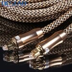 10m toslink ¿ cble optique numrique dor od6. 0mm mtres, fiber optique