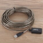 10m usb 2. 0 type a mle  femelle rallonge cble d'extension noir
