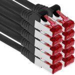 10x 0. 25m cat6 s / ftp pimf shielding network cable cat. 6 rj45 ethernet cable dsl lan router switch ... 10x 0. 25m cat6 s / ftp pimf shielding network cable cat. 6 rj45 ethernet cable dsl lan router switch ...