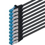 10x 2, 0 m câble réseau cat - 6a câble ethernet lan patch connecteur rj - 45 sftp 10gb / s - paquet de ... 10x 2, 0 m câble réseau cat - 6a câble ethernet lan patch connecteur rj - 45 sftp 10gb / s - paquet de ...
