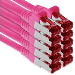 10x 3 m�tres c�ble patch cat6 s / ftp pimf blindage c�ble r�seau cat. 6 rj45 c�ble ethernet routeur lan ...