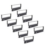 10x ruban, ruban en nylon, bande d'encrage vhbw de type erc - 32, c43s015371 pour imprimante matricielle ...