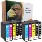 10x t1285 cartouche compatibles avec epson t1281 t1282 t1283 pour stylus office bx305f bx305fd bx305fw ...