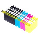 11 x cartouche d'encre avec puce compatible epson t1295 pour imprimantes stylus office bx305fw, stylus ...