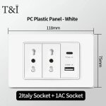 118 pc panneau en plastique blanc ignifuge pc italie ue schuko prise murale double usb type - c tuya ... 118 pc panneau en plastique blanc ignifuge pc italie ue schuko prise murale double usb type - c tuya ...