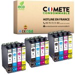 Comete - 16xl - 12 cartouches d'encre compatible avec epson 16 xl t1631 stylo plume - pour cartouche ... Comete - 16xl - 12 cartouches d'encre compatible avec epson 16 xl t1631 stylo plume - pour cartouche ...