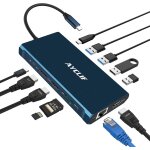 12 in 1 usb c hub, usb c station d'accueil triple display 4k dp / 2 * hdmi, macbook pro / air usb c adaptateur ... 12 in 1 usb c hub, usb c station d'accueil triple display 4k dp / 2 * hdmi, macbook pro / air usb c adaptateur ...