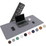 [120 cm x 60 cm] sous - main en cuir pu de qualit suprieure - tapis de souris xxl - sous - couche antidrapa ...