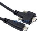 120cm câble de données usb 3. 1 type - c mâle à usb type - c mâle, 4 pieds, 10gbps, avec double vis de ... 120cm câble de données usb 3. 1 type - c mâle à usb type - c mâle, 4 pieds, 10gbps, avec double vis de ...