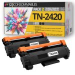 123consommables - tn2420 - toner compatible pour brother dcp - l2530dw mfc - l2710dw hl - l2350dw dcp ...