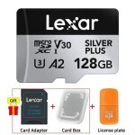 ( 128 go) lexar silver plus drone - carte micro sd spcifique sdxc a2 4k v30 u3 64gb 128gb 256gb 1tb ...