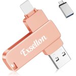 128gb usb flash drive for iphone, pad / android / pc / tablet / mac, external memory for recording more ...