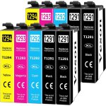 129xl t1295 multipack cartouches d'encre compatibles avec epson t1291 t1292 t1293 t1294 pour epson stylus ...
