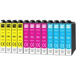 12x t0715 cartouches d'encre compatibles avec epson t0712 t0713 t0714 pour stylus bx300f sx610fw sx600fw ... 12x t0715 cartouches d'encre compatibles avec epson t0712 t0713 t0714 pour stylus bx300f sx610fw sx600fw ...