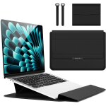 13 14 pouces housse ordinateur portable sacoche avec fonction stand pour macbook air 13 m3 / m2 / m1 ...