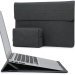 13, 3 - 14 pouces housses ordinateur portable sacoche avec fonction stand pour macbook pro 14 m4 / m3 ...