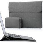 13 pouces housses ordinateur portable sacoche avec fonction stand pour macbook air 13 m4 m3 m2 m1 2025 ...