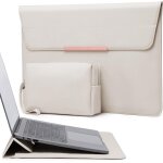 15 - 16 pouces housse ordinateur portable avec stand pour macbook pro 16 m4 / m3 / m2 / m1 pro / 2025 ...