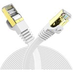 15 m cat 7 flat high speed ethernet cable with gold plated rj45 connector, rj45 cat 7 shielded high speed ...