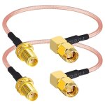 15cm female to male right angle extension angled rg316 15cm antenna cable wifi antenna cable male 90 ...