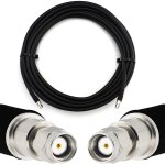 15m rp - sma m�le vers rp - sma m�le c�ble coaxial - hf400 flexible 50 ohm c�ble d'extension (�quivalent ...